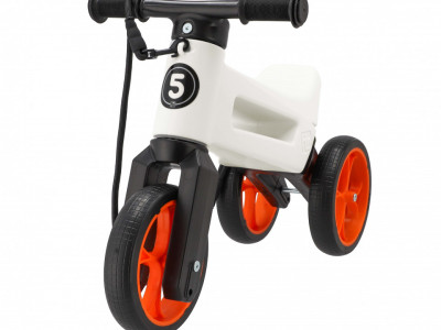 Bicicleta fara pedale Funny Wheels Rider SuperSport 2 in 1 Pearl/Sunset