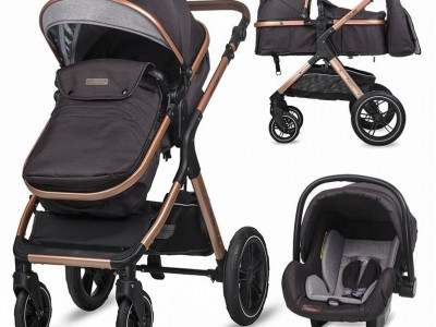 Carucior transformabil 3in1 Coccolle Melora Diamond black