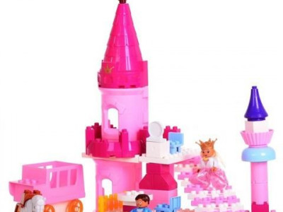 Joc de constructie Mubi - Palatul printesei (55 piese)