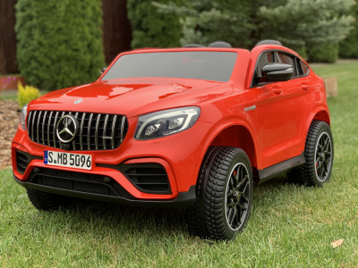 Masinuta electrica cu telecomanda pentru copii, Mercedes Benz GLC63S,4X4, roti EVA,12V10Ah