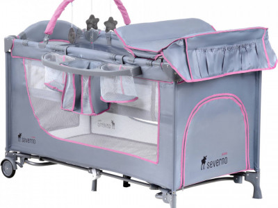 Patut de voiaj Comfort Plus, gri-roz