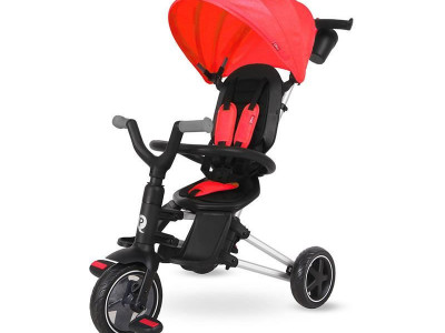 Tricicleta ultrapliabila Qplay Nova Rosu