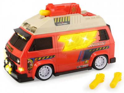 Masina Dickie Toys Volkswagen T3 Camper cu proiectile