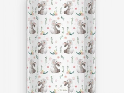 Saltea de infasat bebe cu intaritura 70x47,5 Klups Bunny World C003