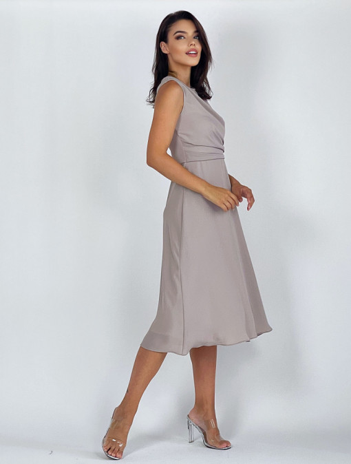 Rochie Twisted Taupe