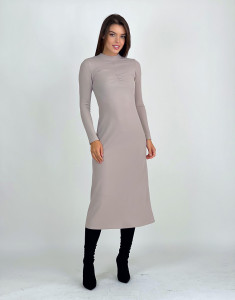 Rochie Long Taupe