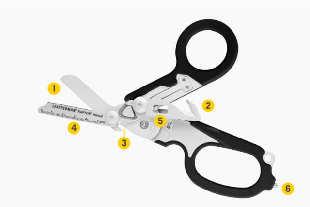 Foarfeca Multi-Tool Leatherman Raptor Rescue Negru Portocaliu - 832793 4 5