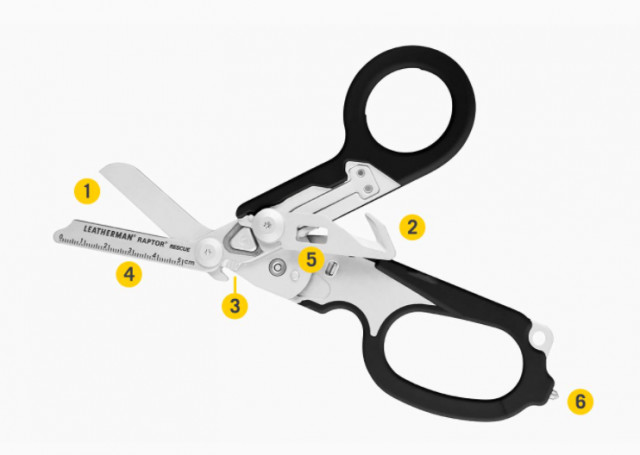 Foarfeca Multi-Tool Leatherman Raptor Rescue Rosu - 832805 7