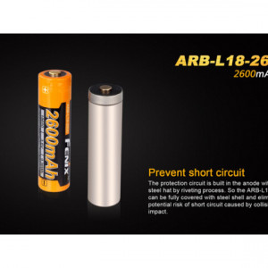 Acumulator Fenix 18650 - 2600mAh - ARB-L 18-2600 3
