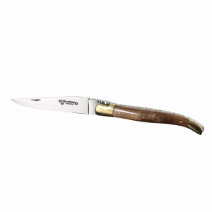 Briceag Laguiole en Aubrac, Maner Nuc lama 12cm - LGL0212NOL/FSJ1