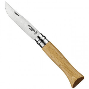 Briceag Opinel N°06 Inox Stejar lama 7cm - 0002024