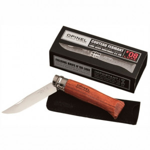 Briceag Opinel Nr.08 Inox Bubinga in Cutie, lama 8.5cm - 226086