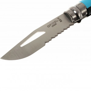 Briceag Opinel Nr.08 Inox Outdoor Albastru, lama 8.5cm - 001576 lama