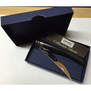 Briceag Opinel Nr.10 Slim Inox Abanos, lama 10cm - 001708