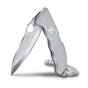 Briceag Victorinox Hunter Pro M Alox One Hand, argintiu - 0.9415.M26 lama in jos