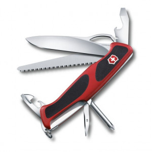 Briceag Victorinox RangerGrip 78 One Hand, rosu/negru - 0.9663.MC