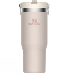 Cana Termoizolanta cu pai The IceFlow Flip Straw Tumbler Rose Quartz 0.89L / 30oz - 10-09993-196