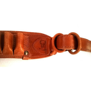 Cartusiera Nobil Hunt piele maro cu 30 posturi cal 16 - VE.NP1630