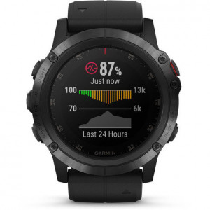 Ceas Garmin Fenix 5X Plus Sapphire Black - HG.010.01989.01 grafic antrenament