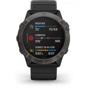 Ceas Garmin Fenix 6X Sapphire Carbon/Black 51mm - HG.010.02157.11 compas