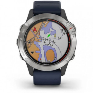 Ceas Garmin Quatix 6 Captain Blue 47mm - HG.010.02158.91 garta