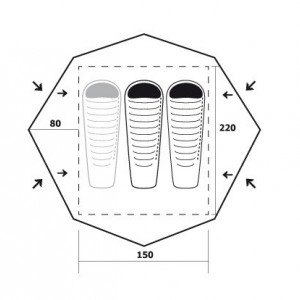 Cort Trimm Ohio 2 persoane