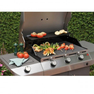 Gratar pe gaz cu 3 arzatoare din inox, TRU-Infrared, gratare din fonta, Char-Broil Performance T36G Black - 140711