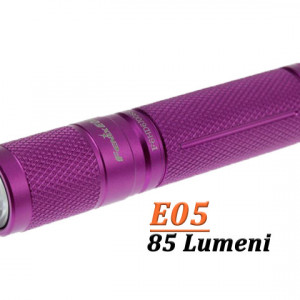 Lanterna Fenix E05 85 lumeni violet