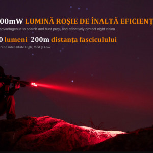 Lanterna Fenix TK25 - Versiune Red - 1000 Lumeni 225 Metri 2