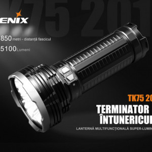 Lanterna Fenix TK75 Rencarcabila 5100 lumeni 850 metri 2