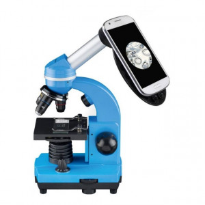 Microscop optic Bresser Junior Student Biolux SEL, albastru - 8855600WXH000