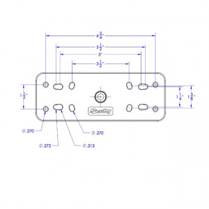 Suport pentru sonar Scotty cu bila mare - SCT163