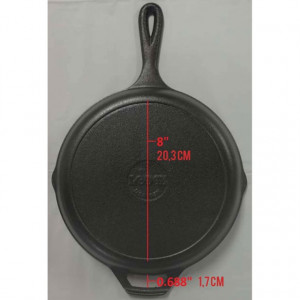 Tigaie adanca rotunda din fonta cu maner Lodge 26 cm