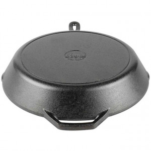 Tigaie adanca rotunda din fonta cu maner Lodge 33 cm