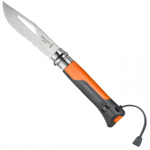 Briceag Opinel N°08 Inox Outdoor Portocaliu, lama 8.5cm - 001577