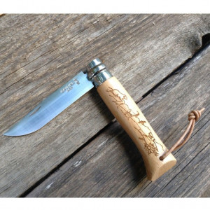 Briceag Opinel Nr.08 Animalia Marmota lama 8.5cm - 001641