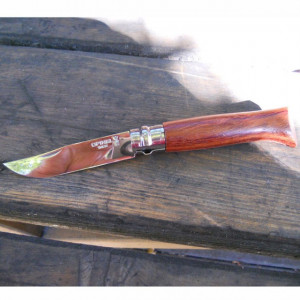 Briceag Opinel Nr.08 Inox Bubinga in Cutie, lama 8.5cm - 226086