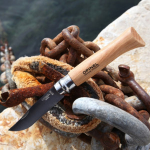 Briceag Opinel Nr.6 Inox Fag, lama 7cm - 123060