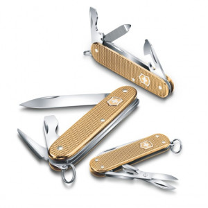 Briceag Victorinox Classic Alox Champagne Gold - 0.6221.L19 - Limited Edition 2019 unghiuri