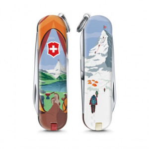 Briceag Victorinox Classic Call of Switzerland - 0.6223.L1802 - Limited Edition 2018 fata spate