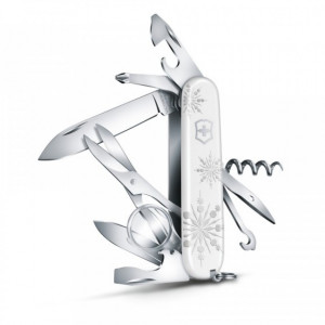 Briceag Victorinox Explorer White Christmas - 1.6703.77 - Special Edition 2017 pe lung