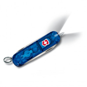 Briceag Victorinox Signature Lite, albastru transparent - 0.6226.T2
