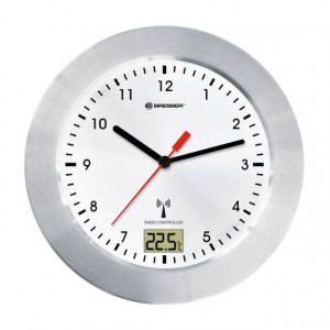 Ceas de perete cu termometru Bresser MyTime RC - 8020114
