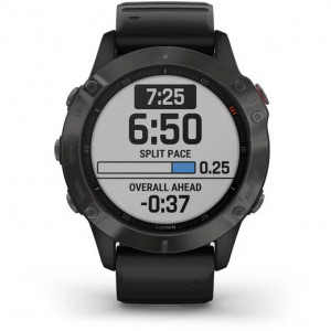 Ceas Garmin Fenix 6 Sapphire Gray/Black 47mm - HG.010.02158.11 contorizare pasi