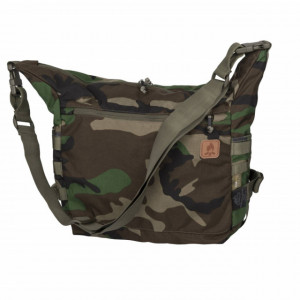 Geanta de umar Helikon-Tex Bushcraft Satchel Bag Molle Woodland US 17L - TB-BST-CD-03