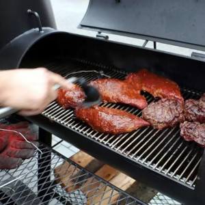 Gratar pe carbuni cu afumatoare JOE's Barbeque Smoker 20" Texas Classic JS-33753 7