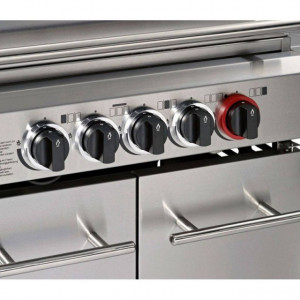 Gratar pe gaz, 3 arzatoare inox, arzator infrarosu, grile fonta, Enders Kansas Pro 3 SIK Turbo - 8709 butoane