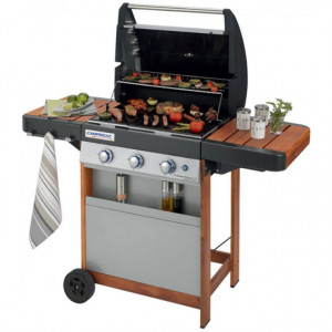 Gratar pe gaz Campingaz seria 3 Woody LX - 2000015632 cu alimente