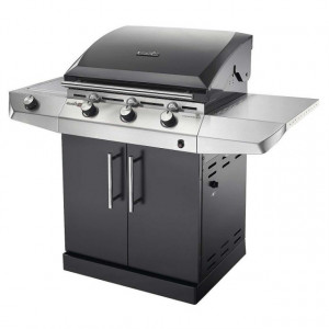 Gratar pe gaz cu 3 arzatoare din inox, TRU-Infrared, gratare din fonta, Char-Broil Performance T36G Black - 140711