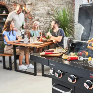 Gratar pe gaz din inox Char-Broil Professional Core B 3, grile din fonta, TRU-Infrared -140915 5